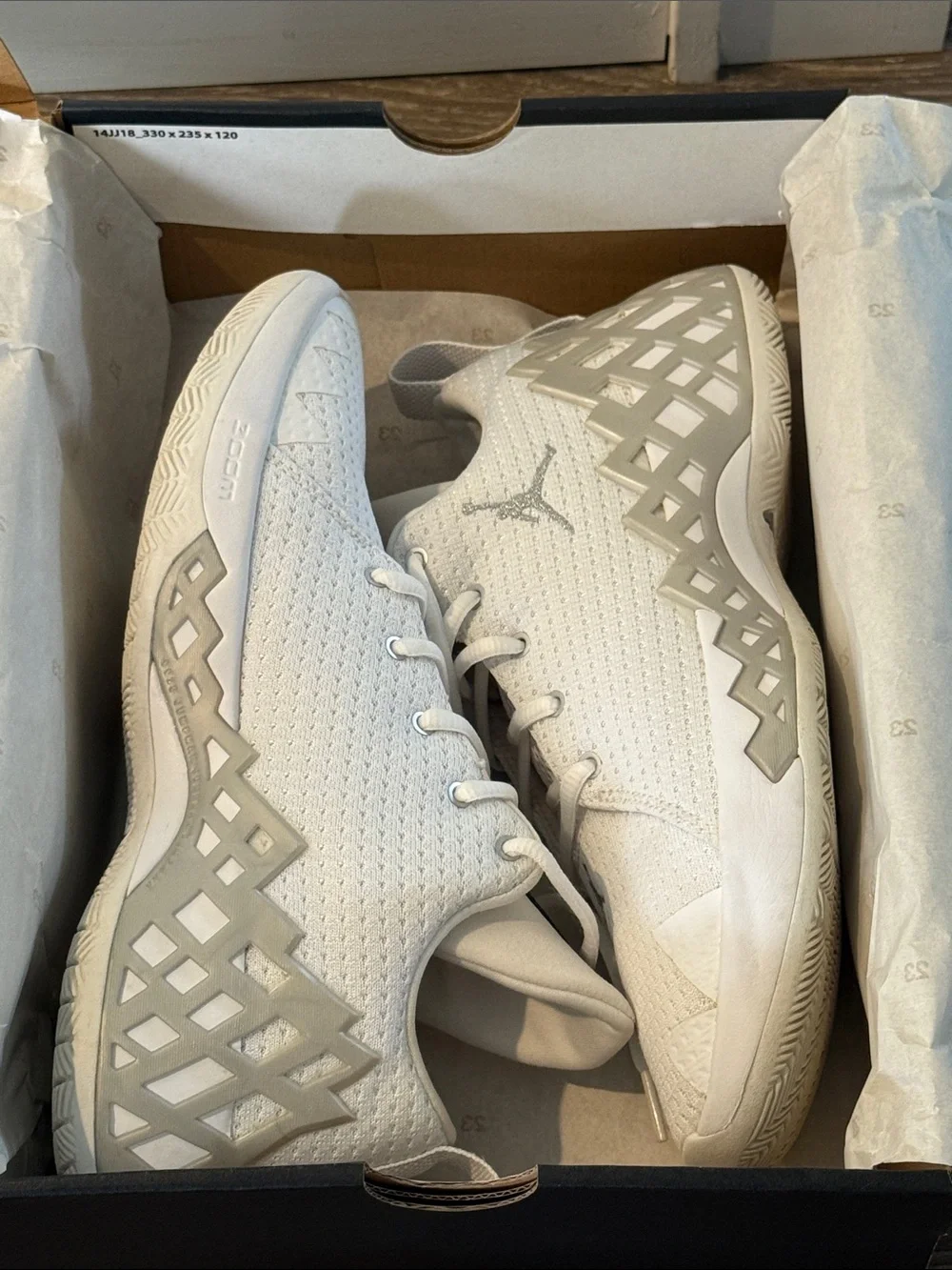 Jordan Jumpman Diamond Low White Metallic Silver